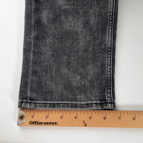 Chico's Gray Acid Wash Boyfriend Ankle Jeans size 6 - Picture 12 of 12